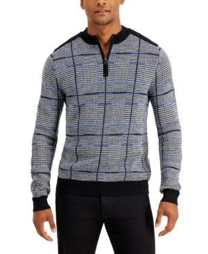 macy's quarter zip mens sweater