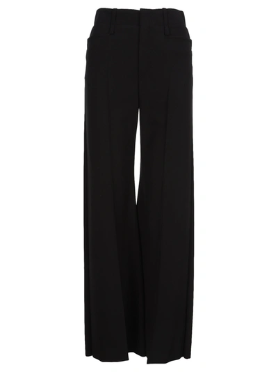 Shop Chloé Chloe Flared Pants In Black