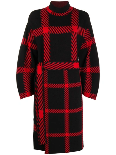 Stella Mccartney Lumberjack Check-print Dress In Red