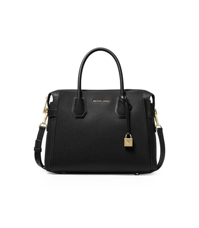 Shop Michael Kors Mercer Black Handbag