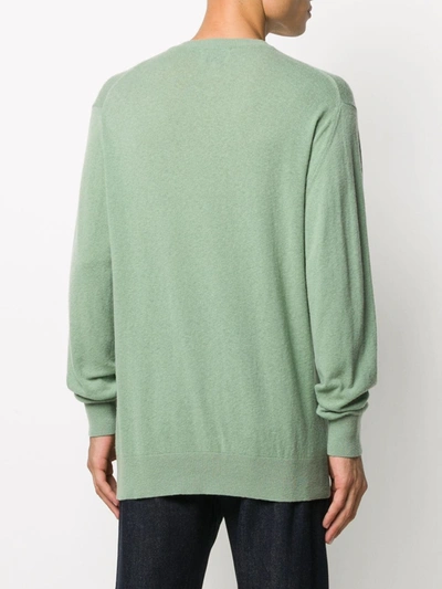 Shop Nanushka Madan Round-neck Jumper In Green