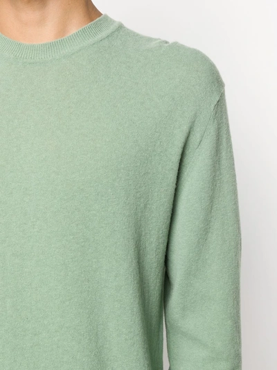 Shop Nanushka Madan Round-neck Jumper In Green