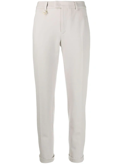 Shop Lorena Antoniazzi Star Pendant Trousers In Neutrals