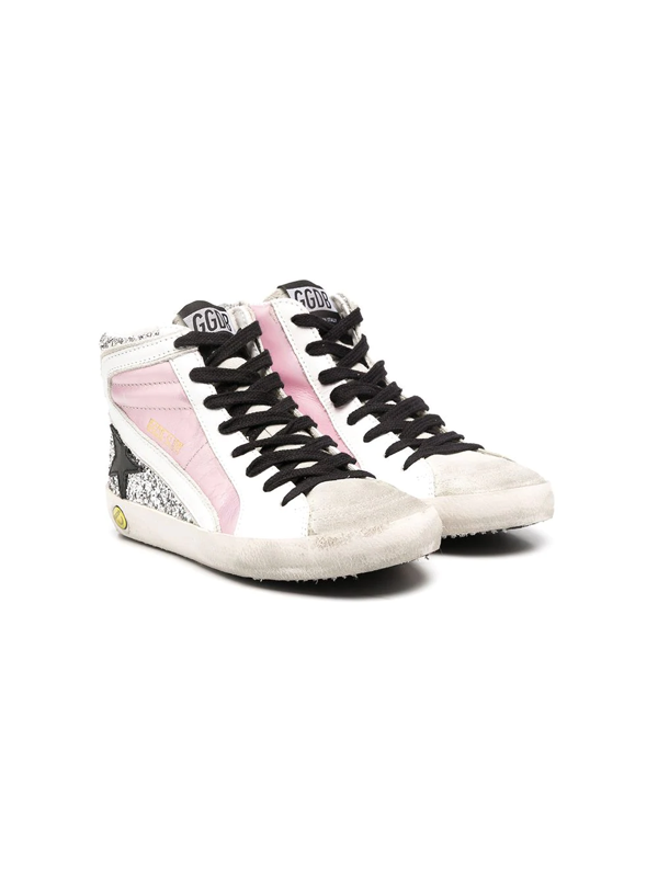 girls high top trainers