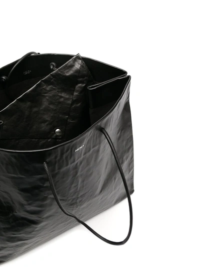 Shop Medea Wrinkled Effect Tote Bag In Black