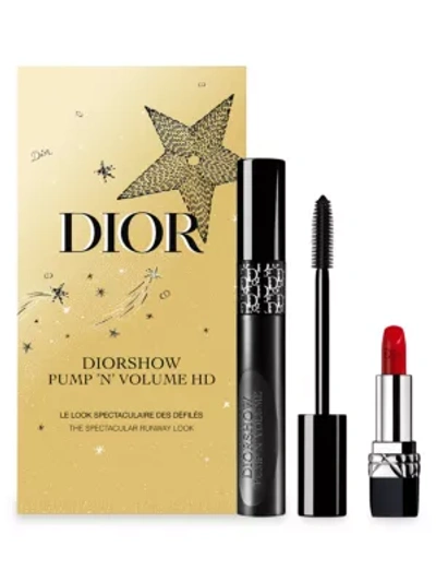 Shop Dior Show 2-piece Pump 'n' Volume Mascara & Lipstick Set