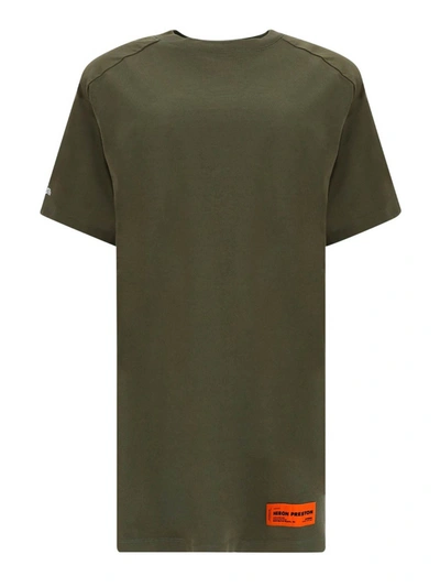 Shop Heron Preston Long T-shirt In Green