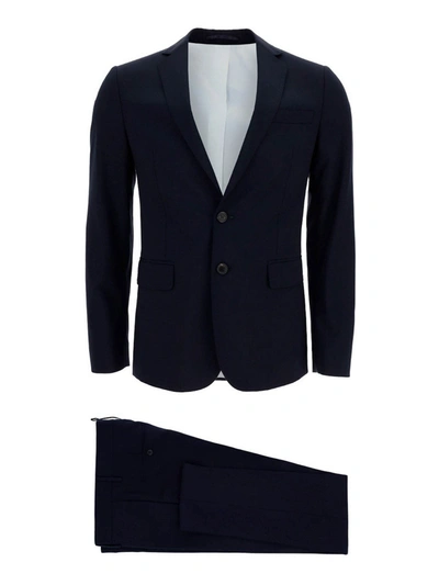 Shop Dsquared2 Wool Suit In Blue