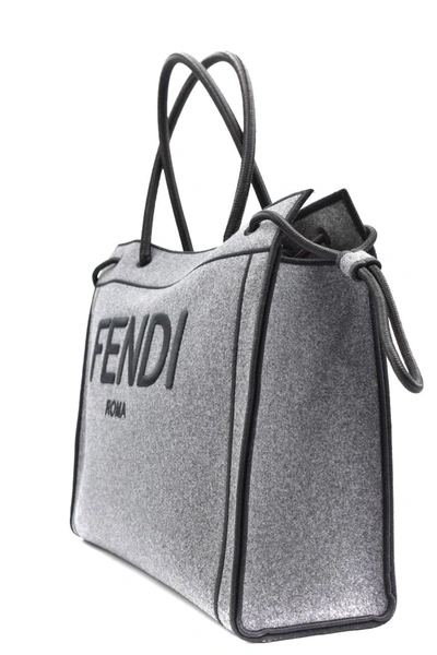 Shop Fendi Bags In Grigio