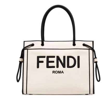 Shop Fendi Bags In Beige