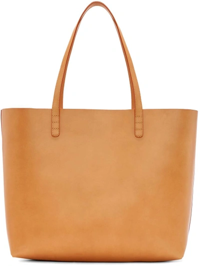 Shop Mansur Gavriel Tan Large Tote