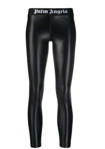 Shop Palm Angels Trousers In Nero