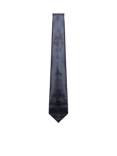 Shop Kiton Silk Tie In Grigio