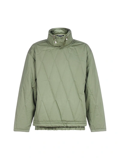 Shop Jacquemus Mistral Quilted Cotton-blend Jacket In Green