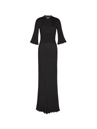 Shop Bottega Veneta Maxi Dress In Black