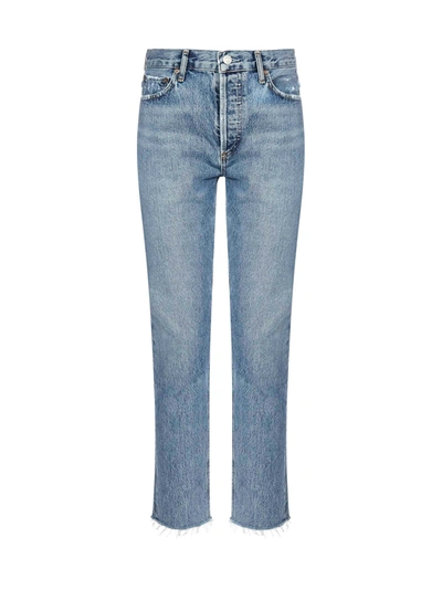 Shop Agolde Jamie Straight Jeans In Livestream