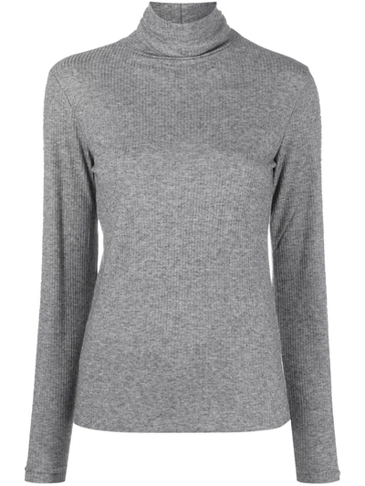 Loulou Studio Grey Wool Jumper In Grey