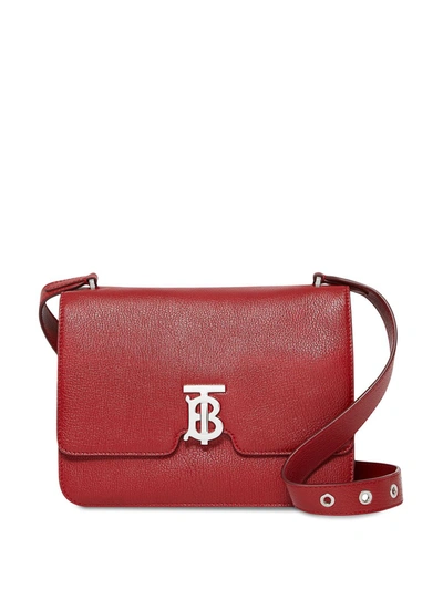 Shop Burberry Medium Alice Shoulder Bag In Red