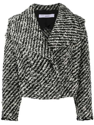 Shop Iro Huddle Tweed Jacket In Black