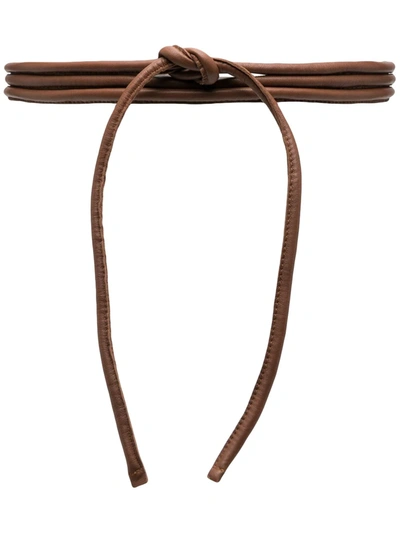 FURLING BY GIANI SELF-TIE WRAP-AROUND BELT 