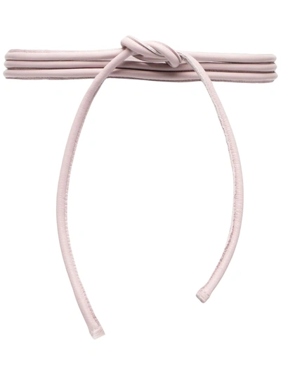 Shop Furling By Giani Self-tie Wrap-around Belt In Pink