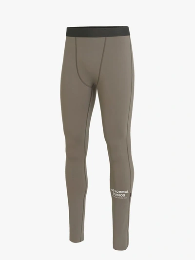 Shop Pas Normal Studios Brown Balance Leggings In Neutrals