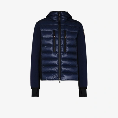 Shop Moncler Gesteppte Jacke Mit Reissverschluss In Blue