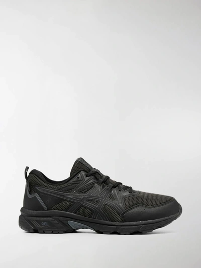 Shop Asics Gel Venture 8 Waterproof Sneakers In Black