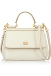 Dolce & Gabbana White Iguana Medium Miss Sicily Bag