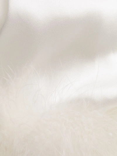 Shop Gilda & Pearl Pillow Talk Satin Robe In White