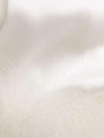 Gilda & Pearl Pillow Talk Satin Robe In White