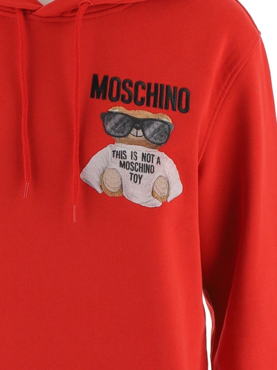Shop Moschino Sweaters In Rosso