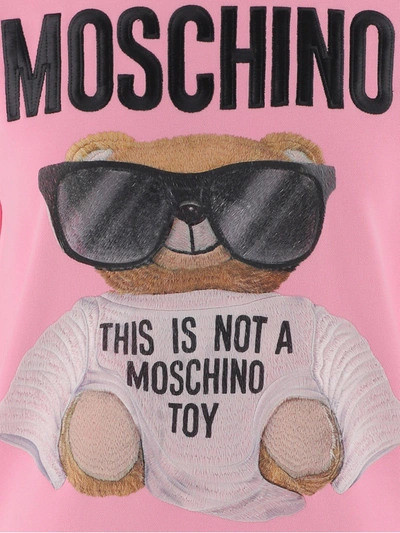 Shop Moschino Sweaters In Rosa