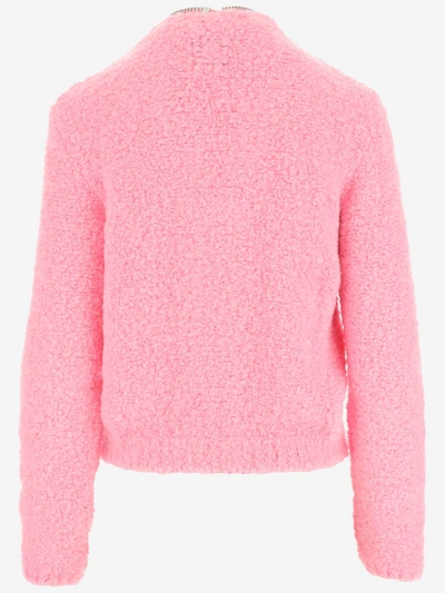 Shop Moschino Sweaters In Rosa