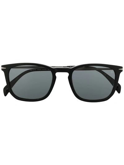 Shop Eyewear By David Beckham Square-frame Sunglasses In Metallic