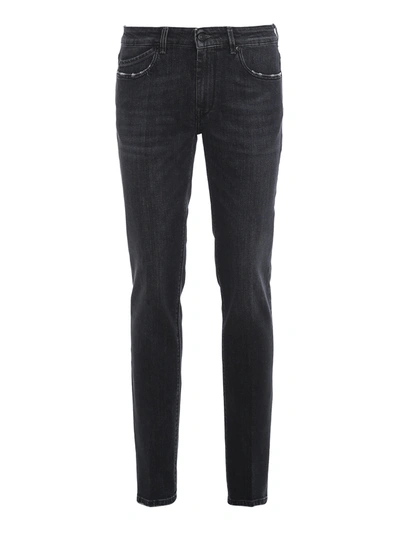 Shop Hogan Chf240 Jeans In Black