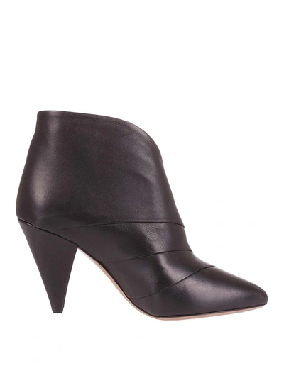 Shop Isabel Marant Acna Ankle Boots In Black