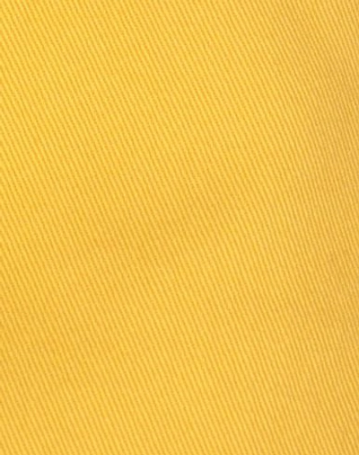 Shop N°21 Woman Cropped Pants Ocher Size 28 Cotton, Elastane In Yellow