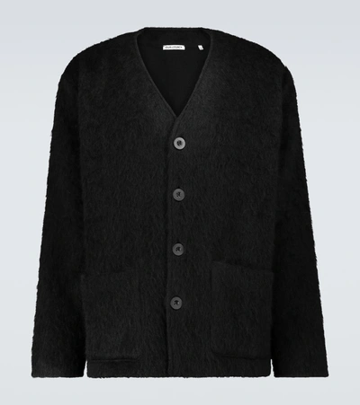 Shop Our Legacy Textured V-neck Cardigan In Black