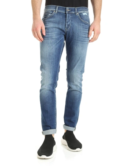 Shop Dondup George 5-pocket Jeans In Blue
