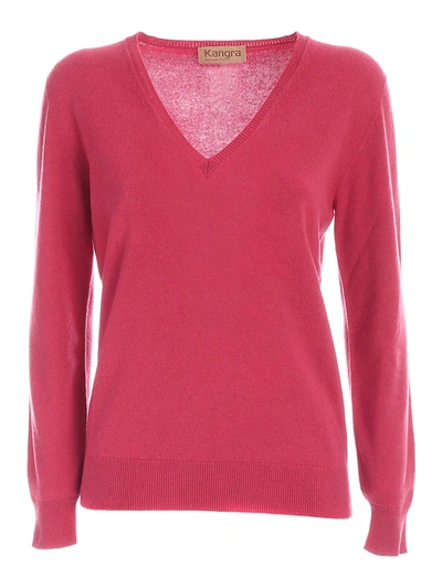 Shop Kangra Cashmere Cashmere And Virgin Wool Pullover In Pink