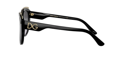 Shop Dolce & Gabbana Dolce&gabbana Woman Sunglass Dg4383 In Light Grey Gradient Black