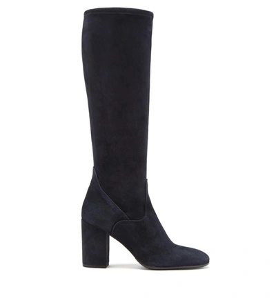 Shop La Canadienne Peggy Suede Boot In Navy