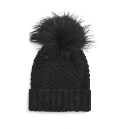 Shop La Canadienne Wanda Cashmere Hat In Black