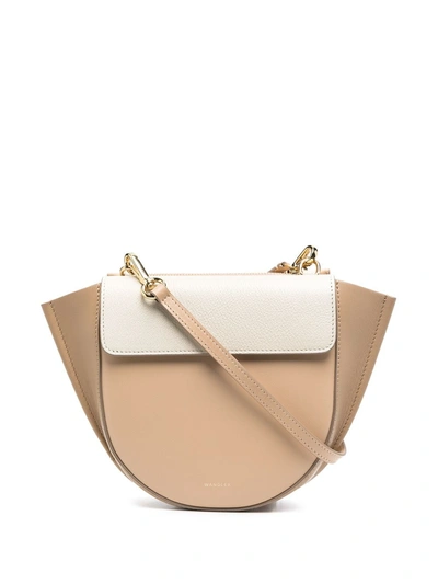 Shop Wandler Mini Hortensia Bag In Neutrals
