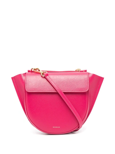 Shop Wandler Mini Hortensia Bag In Pink