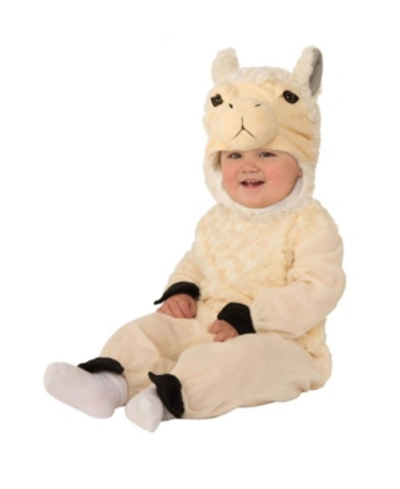 Shop Buyseasons Baby Girls And Boys Llama Deluxe Costume In White