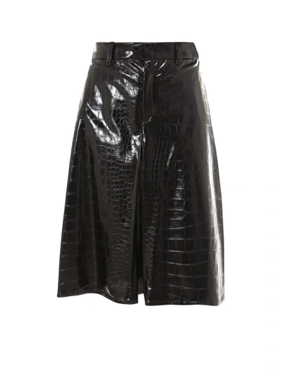 Shop Maison Margiela Skirt In Black