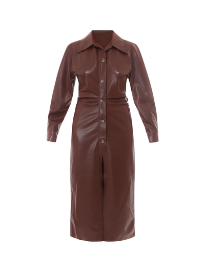 Shop Nanushka Dress In Brown