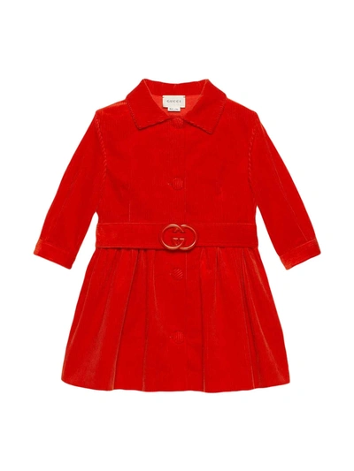 Shop Gucci Red Dress In Rosso